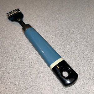 Vintage “Nutbrown” Metal Wood Made in England Butter Curler